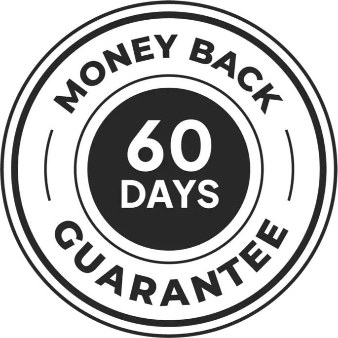 60days money back gurantee